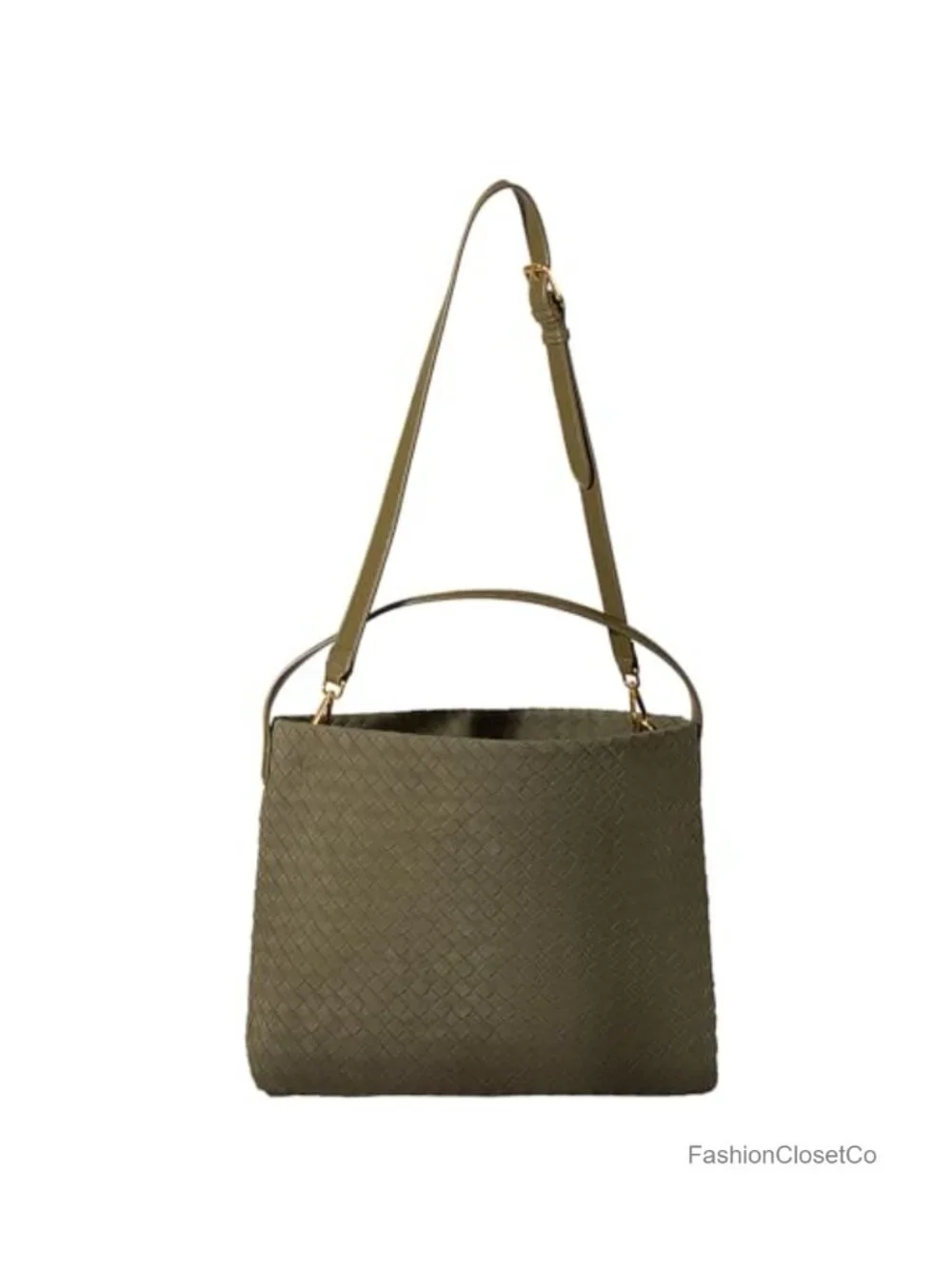 Suede Hobo Bag Hand-Woven Casual Tote Shoulder Bag
